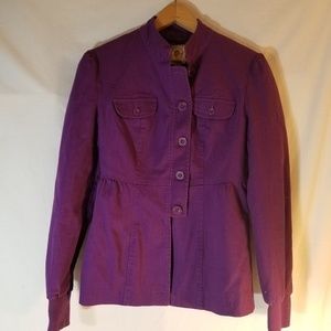 TULLE XS Purple Long Sleeve‎ Coat